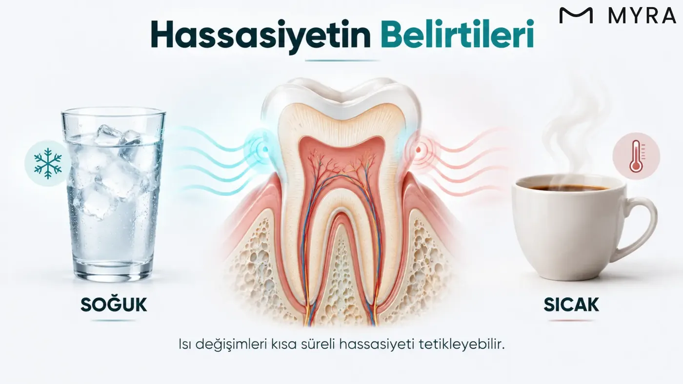 Diş beyazlatma sonrası hassasiyetin belirtileri