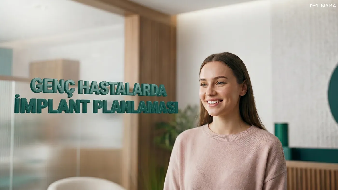Çene gelişimi devam eden genç birey