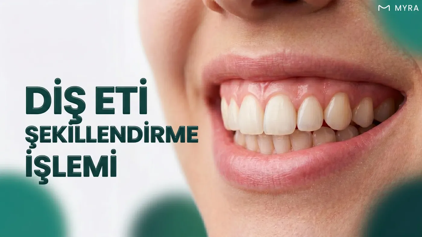 Fazla diş eti dokusunun şekillendirilmesi
