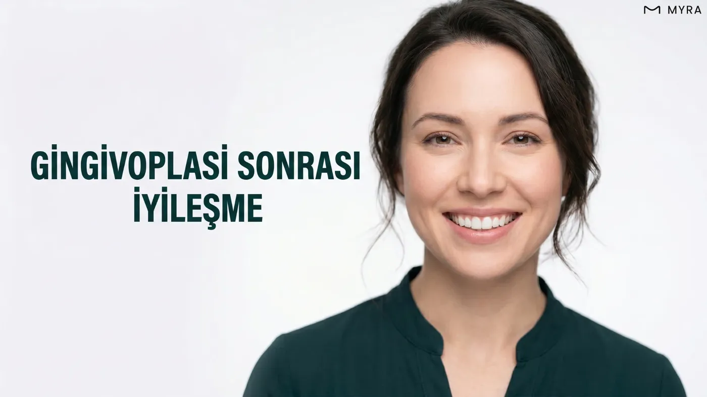 Diş eti estetiği sonrası iyileşme görünümü