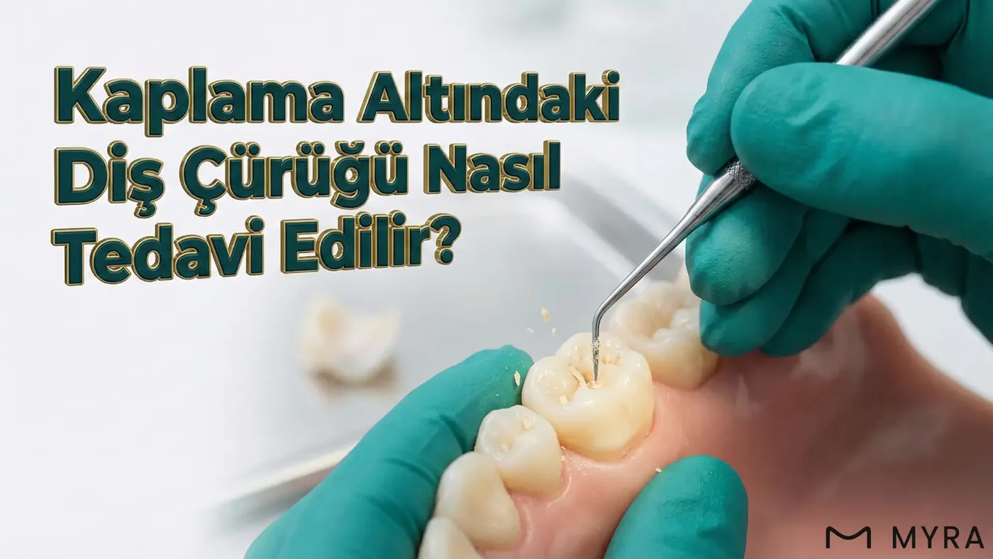 Kaplama çıkarılarak yapılan diş çürüğü tedavisi