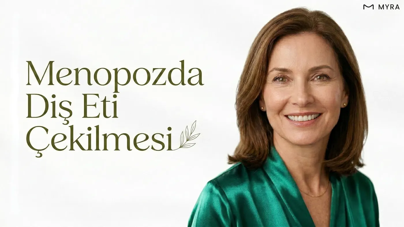 Diş eti çekilmesi sonucu kök yüzeyi açığa çıkmış diş görüntüsü