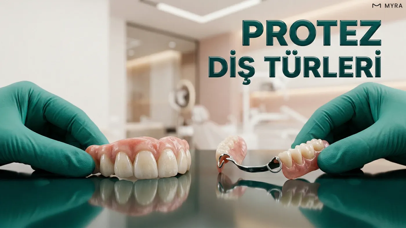 Hareketli ve sabit protez diş örnekleri